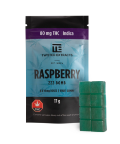 Twisted Extracts ZZZ Bomb (80mg) – Indica – Blue Raspberry