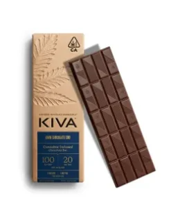 CBD 5:1 Kiva Dark Chocolate Bar