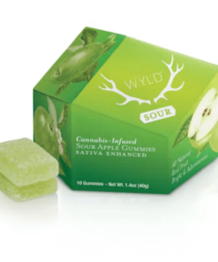 Sour Apple Sativa Enhanced Gummies