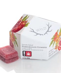 Pomegranate 1:1 CBD + Hybrid Enhanced Gummies 50:50mg