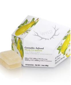 Pear 1:1 CBG + Hybrid Enhanced Gummies | 100mg THC:100mg CBG
