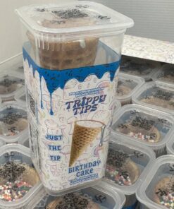 Birthday Cake (Blue Meanies Shrooms) Cone